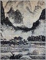 干粘石壁画《桂林山水》