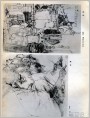 林墉、苏华国画作品两幅